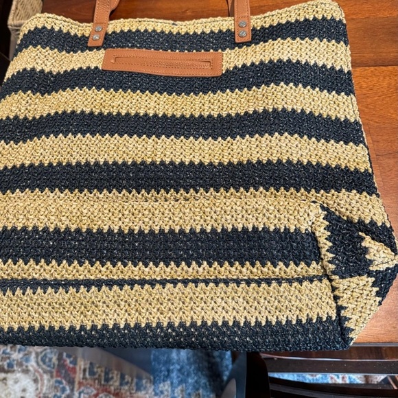 Thirty One Bundle In Navy Striped Straw - Picture 11 of 16